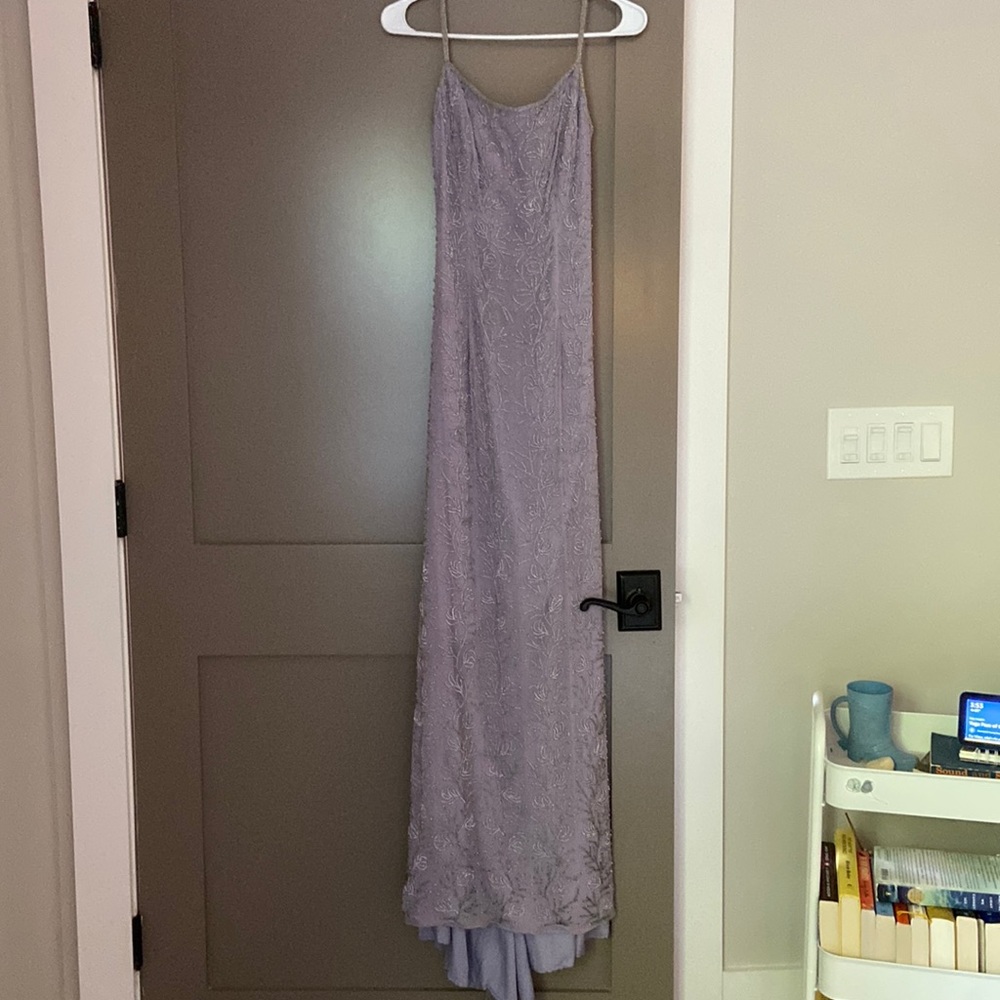 PURPLE BEADED DRESS